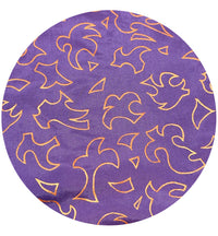 320cms Wonderful Silky Bright Purple Fabric