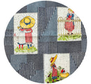 105cms Adorable VIntage Fabric Remnant Cotton