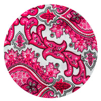 254cms UNUSED Pink Gold Label Paisley Sheet COTTON One Only