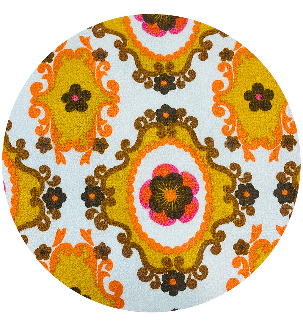 Last One Vintage Retro Towelling Fabric