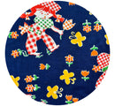 175cms Rare VINTAGE Floral Girl Cotton Fabric