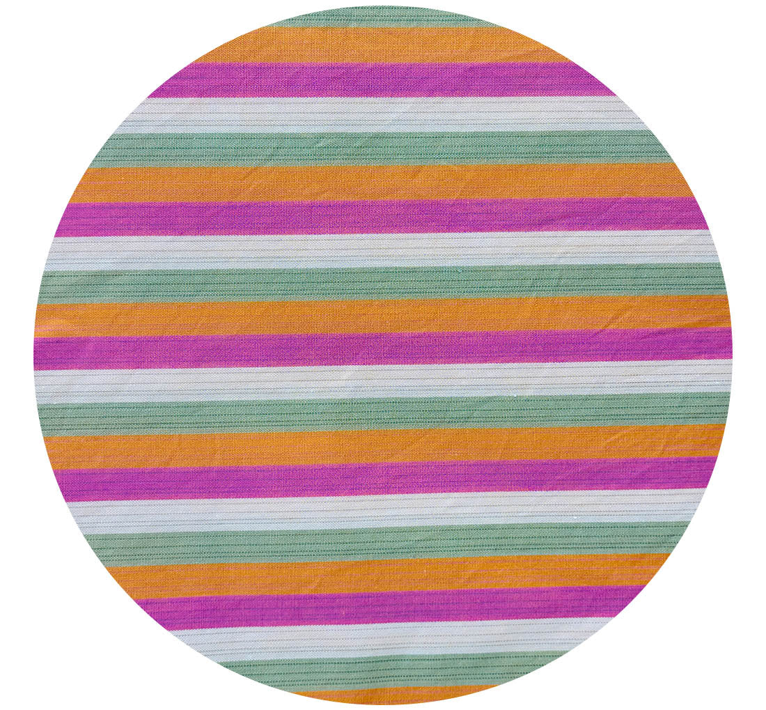 260cms VINTAGE Sweet Striped Fabric BRIGHT