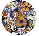 400cms Browns & Blacks Vintage Floral Fabric