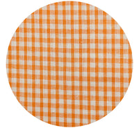 240cms Marked JAPAN Vintage Apricot Gingham COTTON