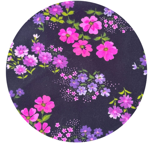 150cms Vintage Floral Screen Print FABRIC