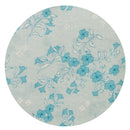 220cms Sweet Vintage Blues FLORAL