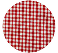 400cms Beautiful Quality Vintage Red & White Gingham Cotton