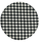 400cms COTTON Black & White Gingham