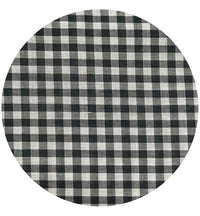 400cms COTTON Black & White Gingham