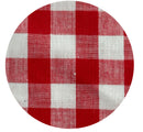 120cms Vintage Cotton Gingham FABRIC RED