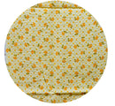 150cms Pretty Yellow Floral Fabric Cotton VINTAGE