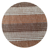 175cms RETRO Brown Striped FABRIC