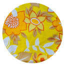 245cms Cute Cotton Sheet Bright Yellow Florals