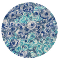 160cms Cute Blue Floral Vintage Fabric