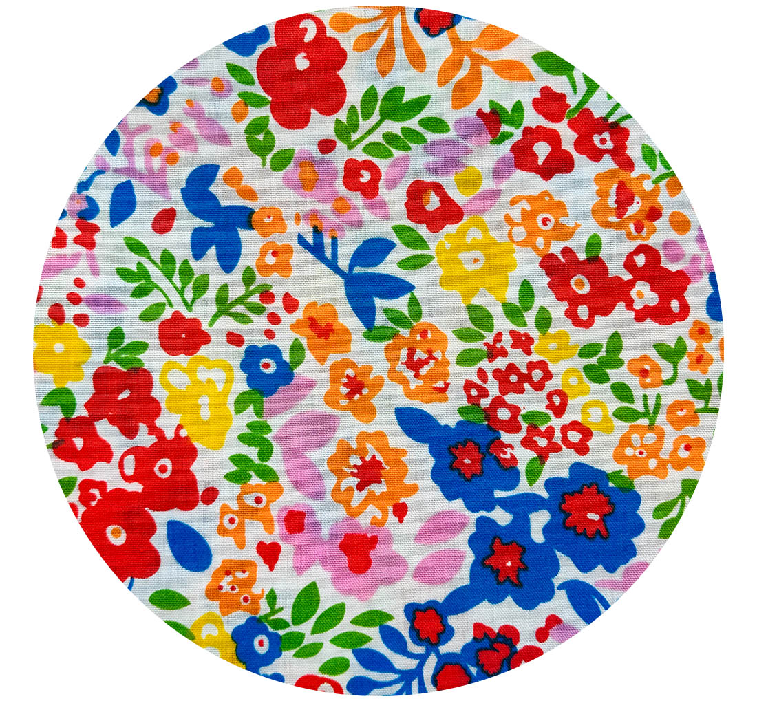 400cms Modern Floral FABRIC Adorable