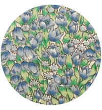 320cms Sweet Blue & Green Cotton Fabric