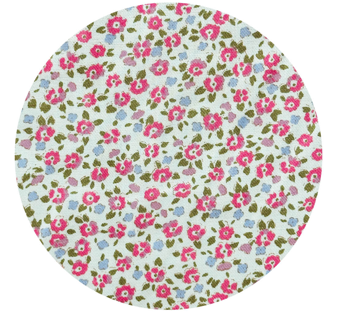 770cms Sweet Pink Miniature Floral Fabric – Pink Peacock