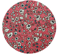 Sold by the Metre Pink Modern Floral Fabric