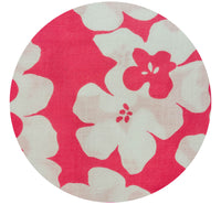200cms Bold Large Pink Floral Fabric