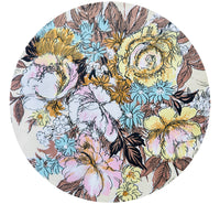 290cms Vintage Polished Cotton Floral Fabric
