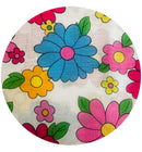 160cms Modern Bright Retro Floral Fabric