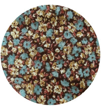 250cms Cute Brown Floral Cotton Fabric