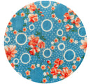 250cms Adorable Blue Floral Fabric