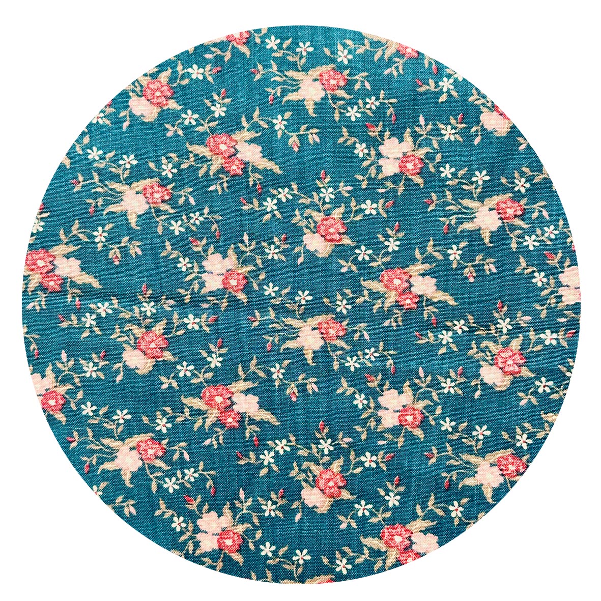 200cms Green Marti Michell Floral Fabric