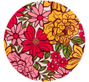 160cms Bright Pink Modern Floral Fabric