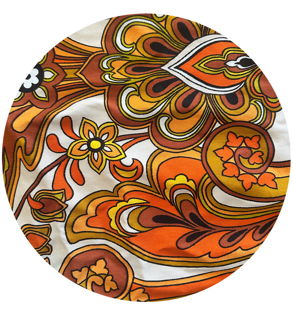 110cms Mid Century Curtain Remnant Cotton SONATA