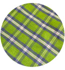 150cms Vintage Green & Purple Fabric