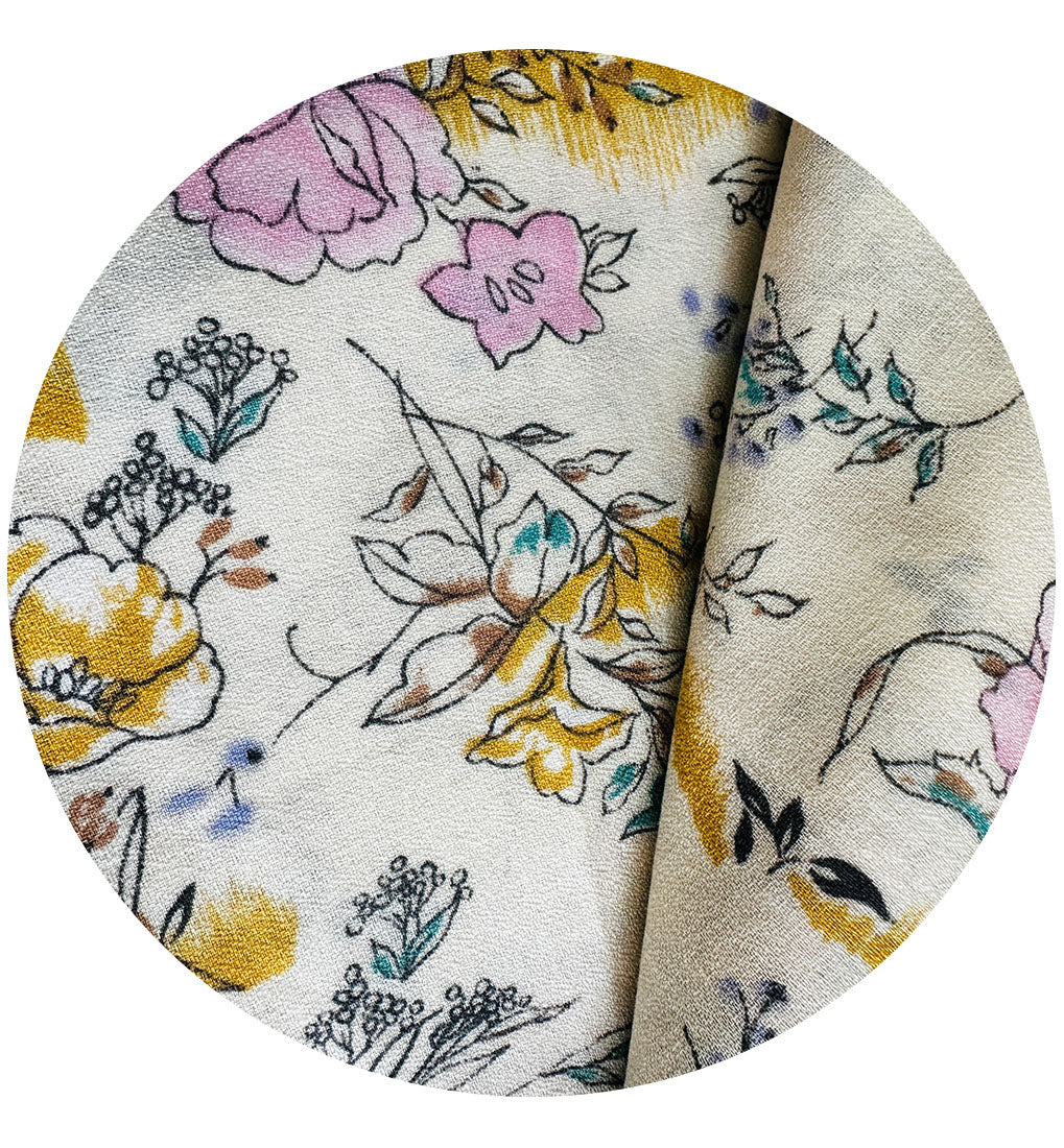 240cms VINTAGE Sweet Floral Fabric