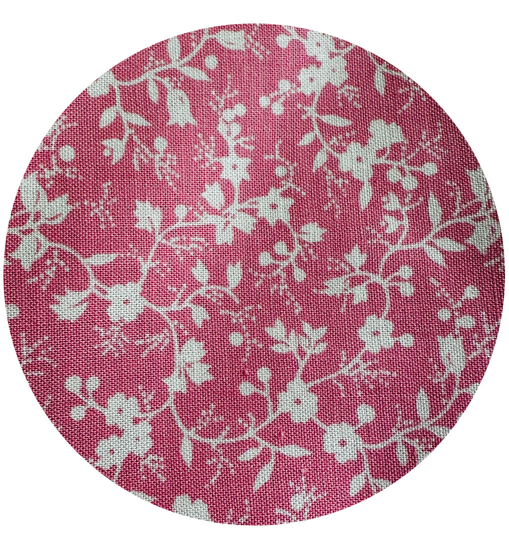 200cms Pretty Pink & White Quilting Fabric