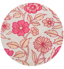 110cms Vintage Bright Pink Floral Cotton Fabric