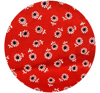 200cms Beautiful Vintage Cotton Fabric Red
