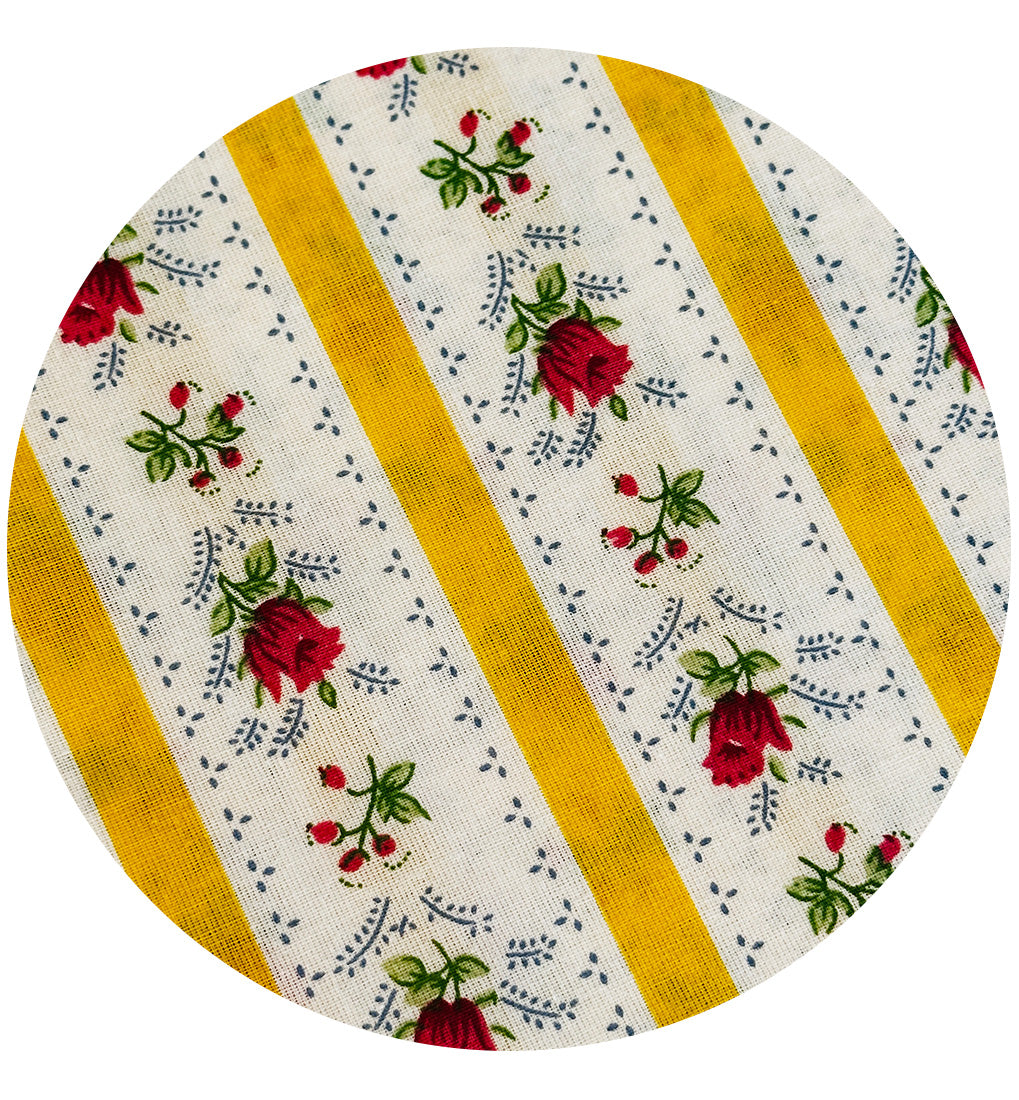 Sourced from Portugal Cotton Floral Fabric