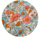 100cms MODERN Cord Apricot Floral Fabric