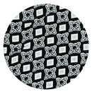 200cms Blue & Black Cotton Fabric
