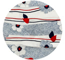 320cms Adorable Navy Blue Floral Vintage Federated Fashion Fabric