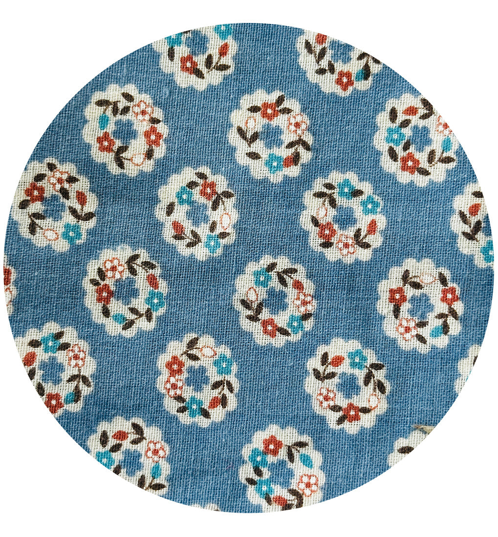 100cms Cute Denim Blue Cotton Fabric