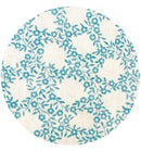 100cms Adorable Blue Floral Fabric