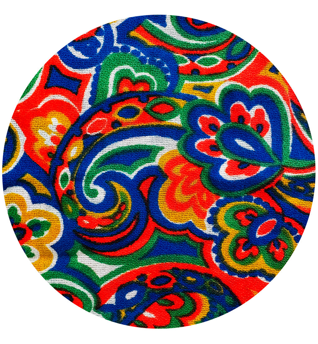 360cms FAB Vintage Bright Floral Fabric