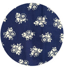 210cms Cute Vintage Navy Blue Cotton Fabric