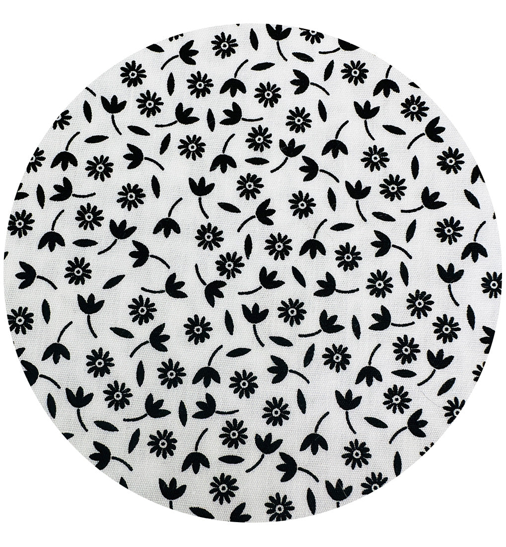 Domino Effect by Greta Lynn Cotton Floral Fabric