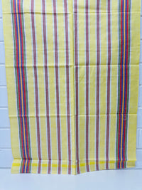 STUNNING Vintage Linen / Cotton Tea Towel UNUSED