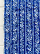 240cms VINTAGE Floral Fabric PRETTY BLUES