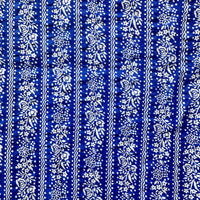 240cms VINTAGE Floral Fabric PRETTY BLUES
