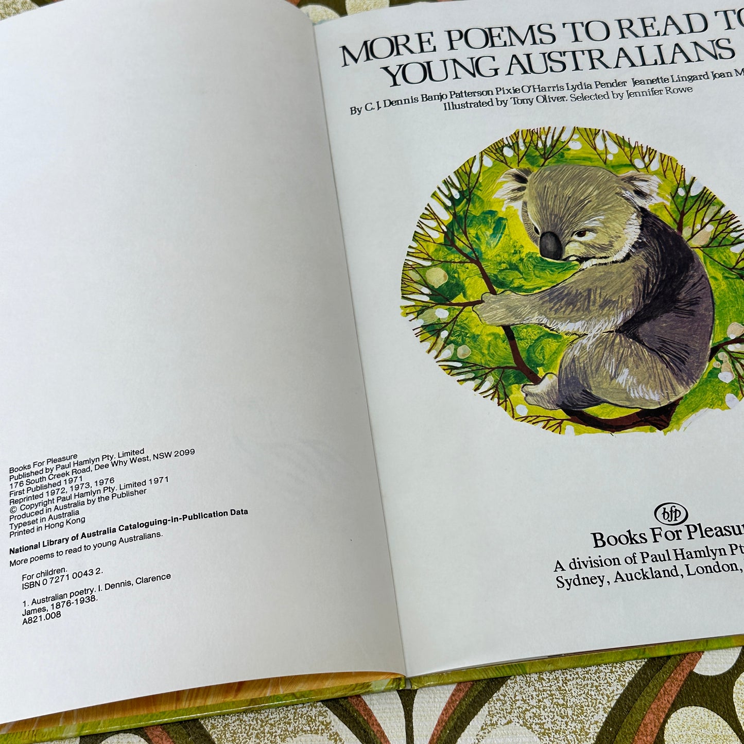 Vintage Hard Cover More Poems to Read to Young Australians