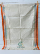 Vintage Linen Tea Towel Clean on Friday HUGE