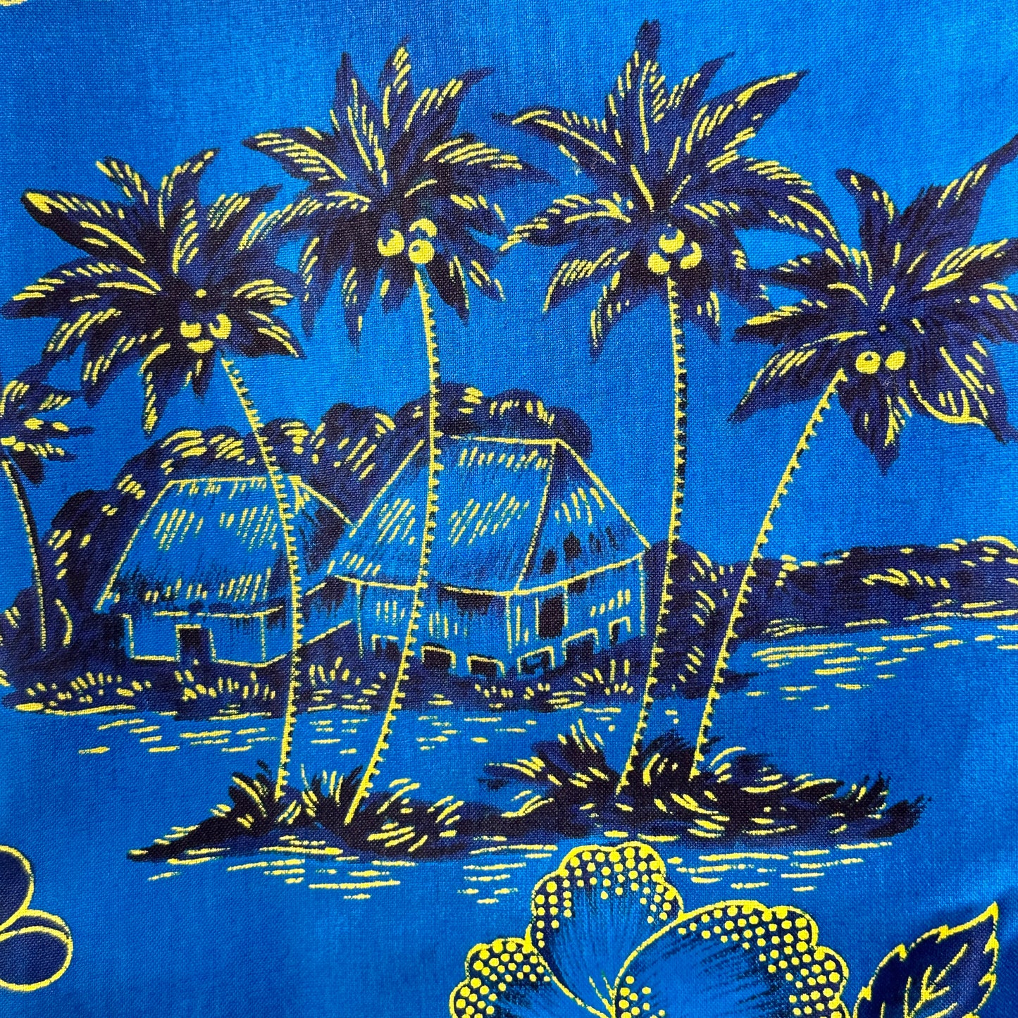 240cms Retro Blue Palm Trees VERY COOL